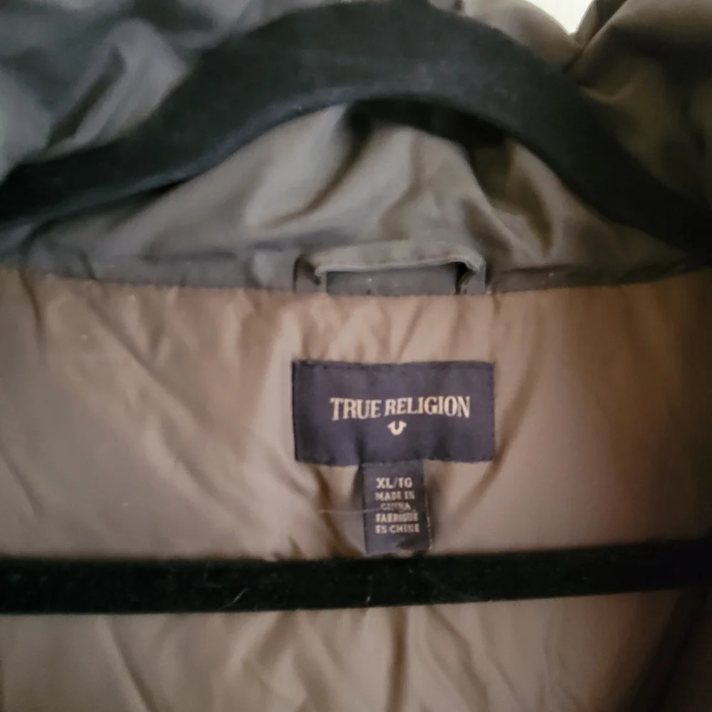 True Religion Dark Brown Puffer Jacket - Picture 5 of 7